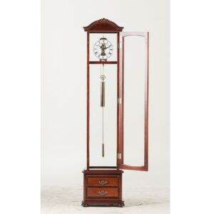 High-End 7-Day Zippered Weight-Driven Mantel Clock