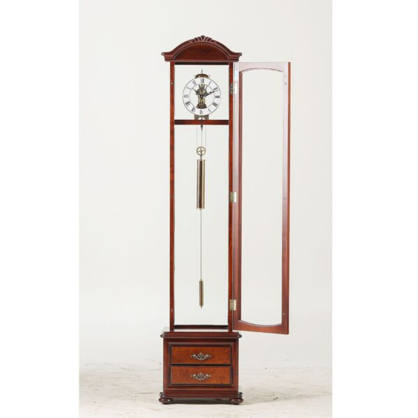 High-End 7-Day Zippered Weight-Driven Mantel Clock