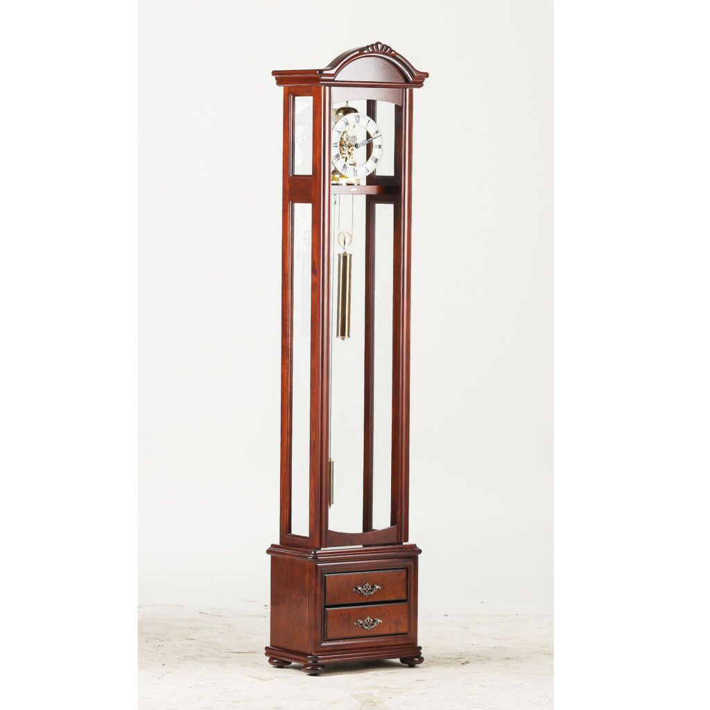 High-End 7-Day Zippered Weight-Driven Mantel Clock