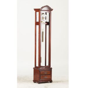 High-End 7-Day Zippered Weight-Driven Mantel Clock