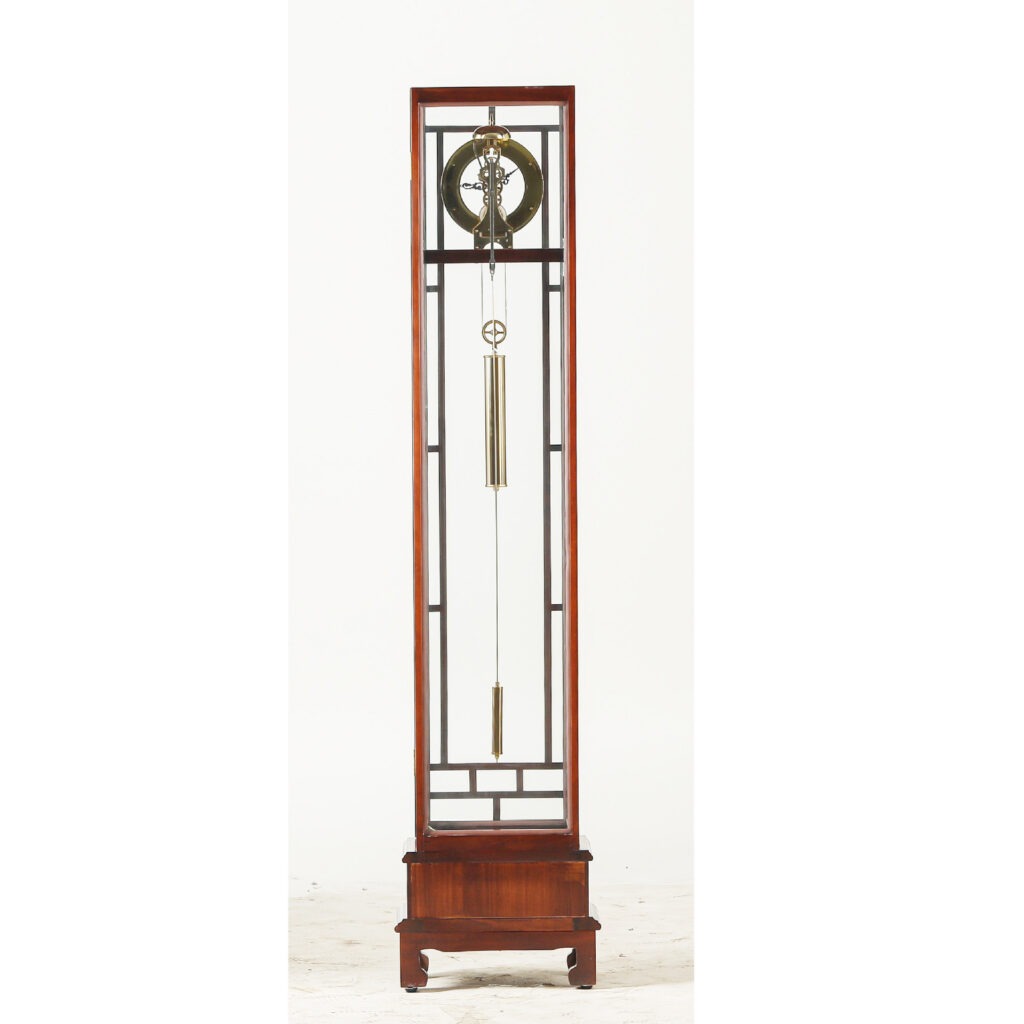 High-End 7-Day Zippered Weight-Driven Mantel Clock